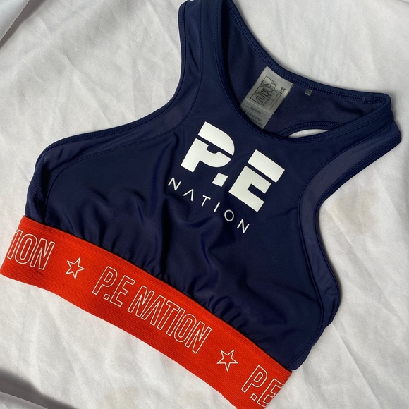 P.E. NATION Sports Tank in Navy Size XS - Picture 6 of 10